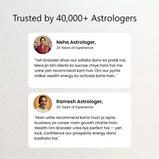 Wealth OM Pyrite Bracelet